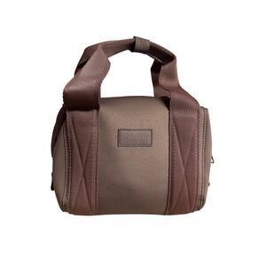 Dagne Dover Small Landon Carryall Neoprene Duffel Bag Color Dune - muted mauve